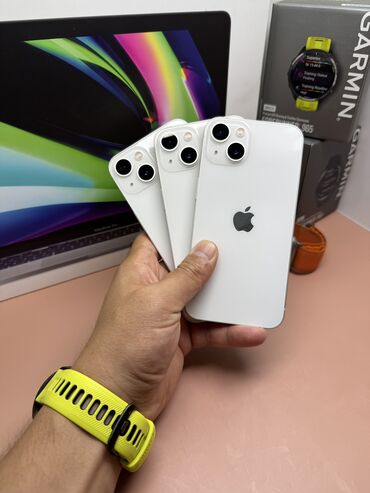 диск на пс 5: IPhone 13, Колдонулган, 128 ГБ, Ак, Заряддоочу түзүлүш, Коргоочу айнек, Кабель, Бөлүп төлөө менен, 100 %