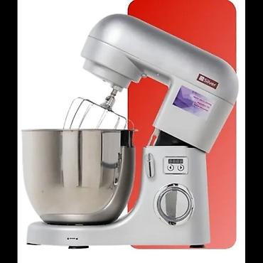 silver mikrodalga: Silver SL-6393 Mətbəx Kombaynı – 2000W, 10L, 10 sürət, metal korpus — 1