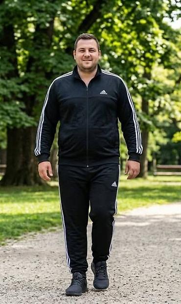 kosulje: Velike veličine muške trenerke pamučne XXL,3XL,4XL,5XL za samo 4600 — 1
