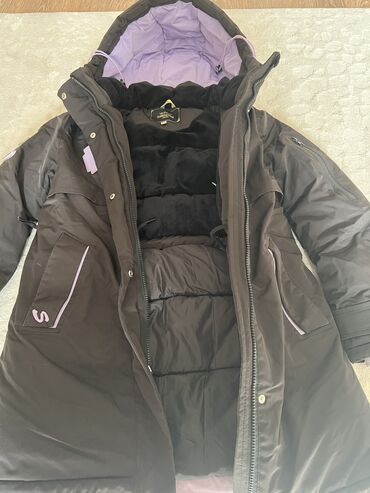 куртка кожаная женская: Детская куртка зима 134см,отличное состояние