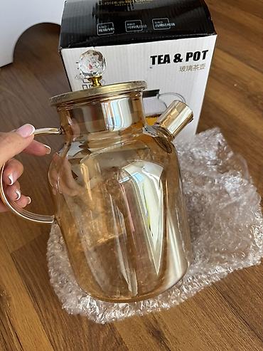 прозрачные чайники: Стеклянный чайник TEA & POT - Материал: термостойкое стекло - — 1