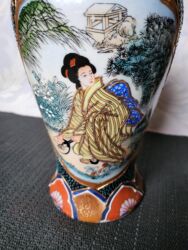Ostali antikviteti: Vaza 1950g+ Royal Satauma rucno oslikana,24-na pozlata. Japanska — 8