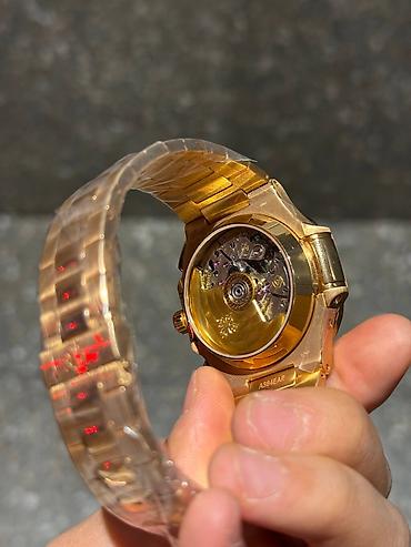 patek: Patek Philippe Nautilus Chronograph 5980/1R-001. • Часы 1:1 (не — 5