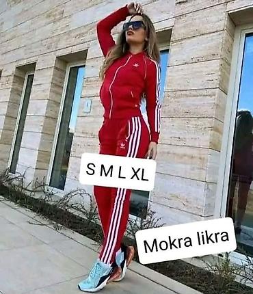 Komplet trenerka mokra likra. 
Cena 3500 dinara 😻
💋