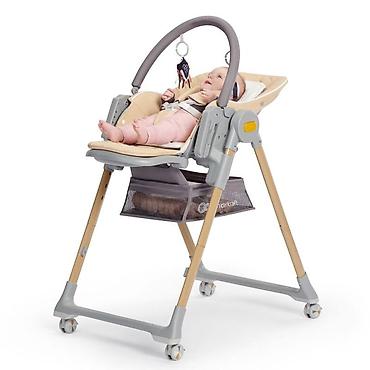 step deka cena: KINDERKRAFT LASTREE WOOD – višepoložajna 2u1 stolica za hranjenje i — 3