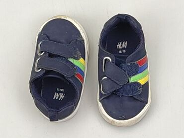 buty wiazane sandały: Buciki niemowlęce, H&M, 19, stan - Dobry