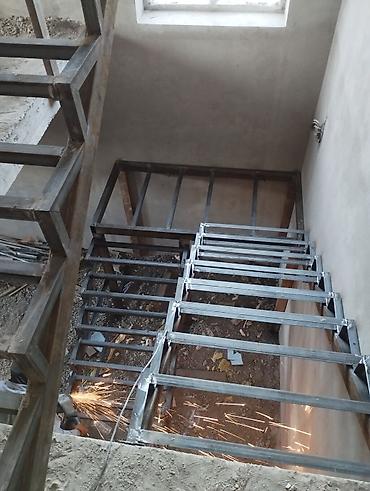 Обшивка лестниц: Каркас жасайбыз — 19