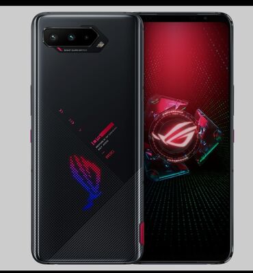 asus zenfon: Asus ROG Phone 5, Колдонулган, 128 ГБ, түсү - Кара, 2 SIM