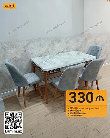 Mebel: Masa Dəsti – La Mini - Ölçülər: açıq 80 × 170 sm, bağlı 80 × 130 sm - — 1