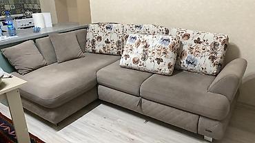 pla filament: Künc divan dəsti - L‑şəkilli, 3 oturacaqlı hissə + geniş şezlonq — 1