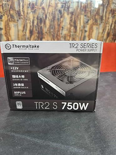 750: Блок питания, Новый, Thermaltake, 750 Вт, 80 Plus, 750 Вт — 1