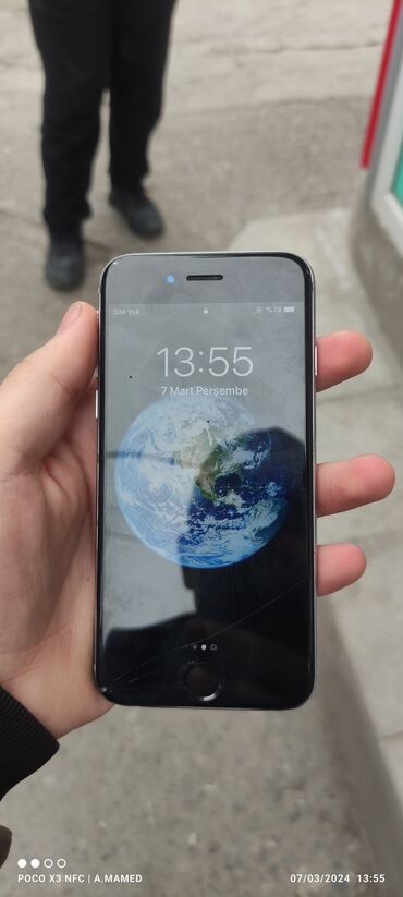 qizil gumus: IPhone 6, 32 GB, Gümüşü