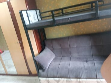 бу диван кровать: Диван-кровать, цвет - Серый, Б/у