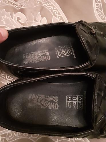 Туфли: Gencede satilir deri Ferragamo brendi (toxunma naxışlı) ici colu — 6