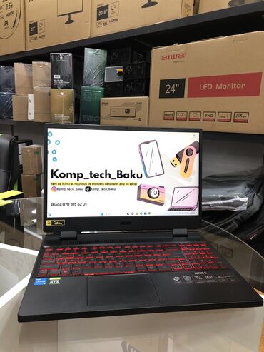 Acer: İşlənmiş Acer Nitro, 15.6 ", Intel Core i5, 512 GB