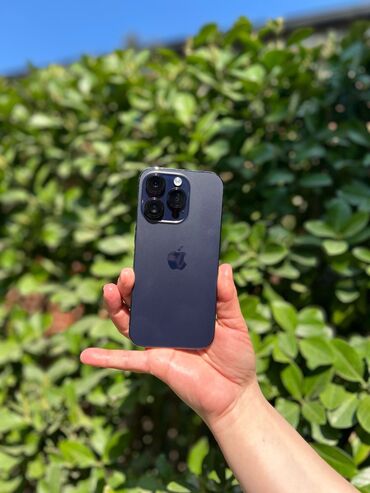 Apple iPhone: IPhone 14 Pro, 256 GB, Deep Purple, Barmaq izi, Simsiz şarj, Face ID