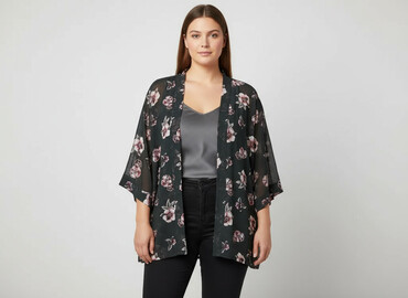 Narzutki: Kimono, Narzutka damska, rozmiar 2XL