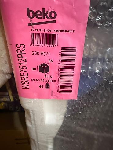 Məişət texnikası: Beko paltaryuyan WSRE 6512 PRS - Ön yükləməli, elektron displeyli — 3