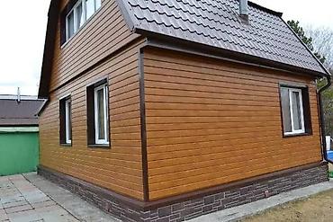 Другие фасадные материалы: Сайдинг : корабельная доска блокхаус стоунхаус сайдинг вагонка — 5