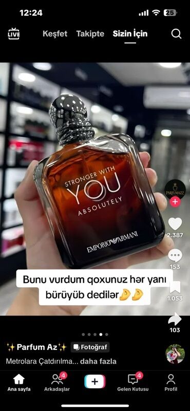 Ətriyyat: Emporio Armani-nin “Stronger With You Absolutely” ətri zərif və