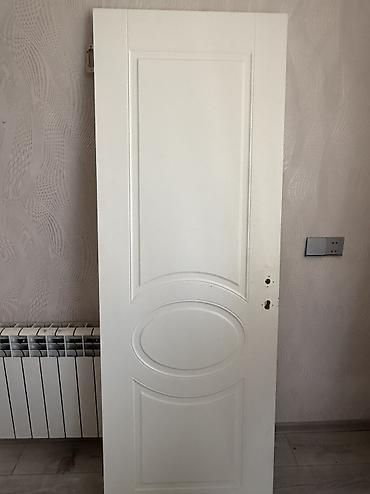 standart qapi olculeri: Ağ rəngli interyer qapısı - Material: MDF/taxta kompozit (boyalı) — 1