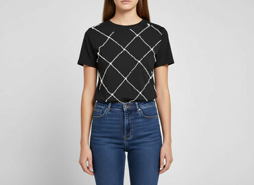 jordan essentials t shirty: Zara, T-shirt damski, rozmiar M