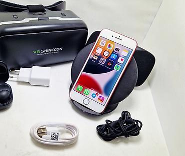 Apple iPhone: IPhone 7, Б/у, 128 ГБ, Красный, Зарядное устройство, Защитное стекло, Наушники, 100 % — 12