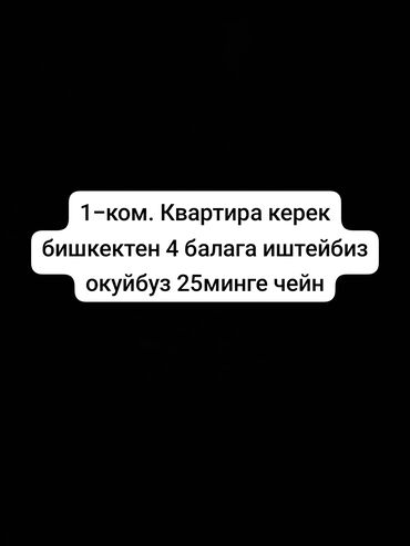 Сниму квартиру: 1 комната, 65 м², С мебелью