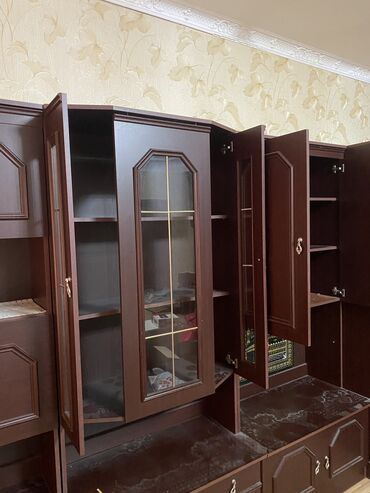 Гарнитуры для зала: Гарнитур для зала, Б/у, Журнальный стол, Стул, Шкаф, Дерево, Самовывоз, Платная доставка — 4