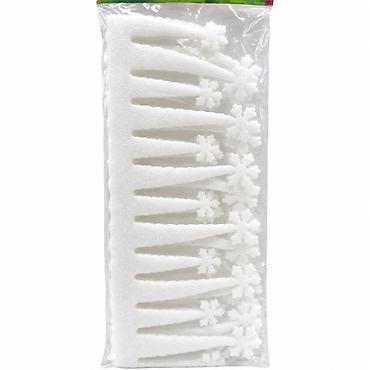 KMT Set belih mini božićnih jelki XM-130 Set dekorativnih belih mini
