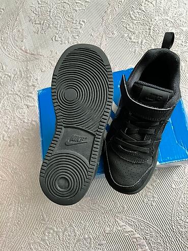 Детская обувь: Uşaq krossovkası – Nike (qara) Original - Model: aşağı profilli uşaq — 3