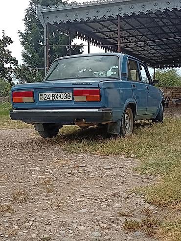 vaz 2106 şit: VAZ 2107 sedan - Kuzov: 4 qapılı, klassik kvadrat dizayn, mavi rəng - — 3