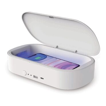 безпроводной телефон: Ультрафиолетовая дезинфекционная коробка с безпроводной зарядкой