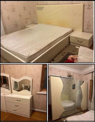Ev üçün digər mebel: *ZB* *YATAQ DESTİ* Qiymət *350 AZN* material MDF karkaz ve matras