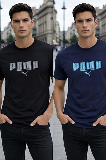 puma crna: Majica PUMA muska kratkih rukava klasicnog kroja sa okruglim izrezom — 2
