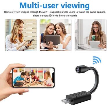 Oprema za video nadzor: Cena 3250 dinara MINI USB WIFI IP SMART KAMERA HD 1080p savitljiva — 3