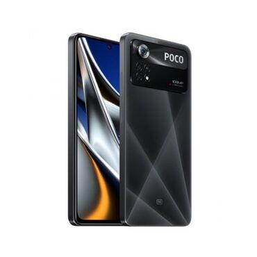 телефон fly 554: Poco X4 Pro 5G, 256 GB, rəng - Qara, Barmaq izi, Simsiz şarj, Face ID