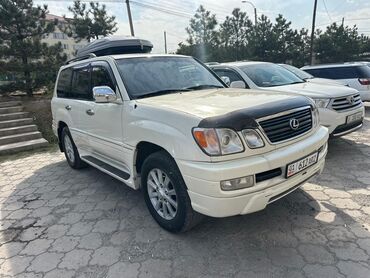 белый лексус: Lexus LX: 2001 г., 4.7 л, Автомат, Газ, Внедорожник