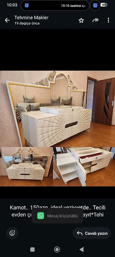 Kamot. 150azn. ideal veziyyetde. Tecili evden çıxmalıdır ünvan