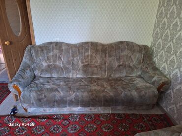 Раскладные диваны: Раскладной диван, Б/у, Тройка, Велюр