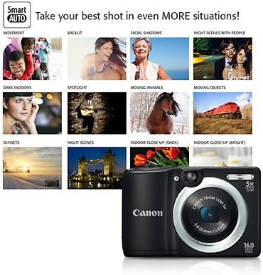 камера виде: Компактная фотокамера Canon PowerShot (серия A) с матрицей 16 МП и — 4