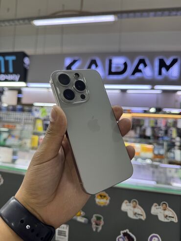 цены на бу айфоны: IPhone 15 Pro, Б/у, 256 ГБ, Natural Titanium, 90 %