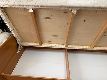 bunk bed: Односпальная кровать с подъемным механизмом и коробом для хранения. - — 2