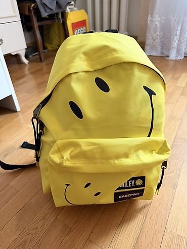 Rukzaklar: Eastpak x Smiley sarı bel çantası/rüksak - Model: Eastpak Padded — 1
