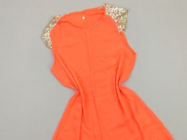 plisowane spódnice pomarańczowa: Tunika, S, stan - Bardzo dobry