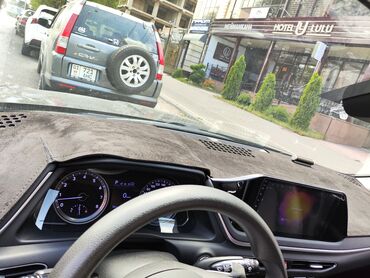 магнитола с выдвижным экраном: Алькантара Накидка на панель Hyundai, цвет - Черный, Б/у, Самовывоз, Бесплатная доставка
