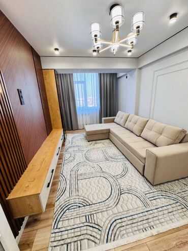 продажа квартиры в бишкеке без посредников: 2 комнаты, 61 м², Элитка, 9 этаж, Дизайнерский ремонт