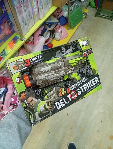 бластер: Игрушечный бластер DELTO STRIKER от HIPSHOTTOYS - Пружинный пистолет — 2