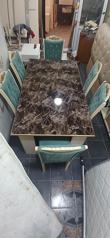 bar stolu: İşlənmiş, Komod, Masa və oturacaqlar, Servant, Kredit yoxdur — 3