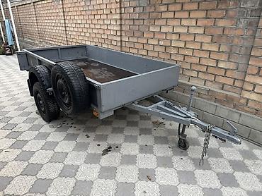 Прицеп легковой двухосный двух колесных с тент-каркасом отсутствует